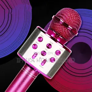 Handheld Karaoke Microphone for Kids Bluetooth Speaker
