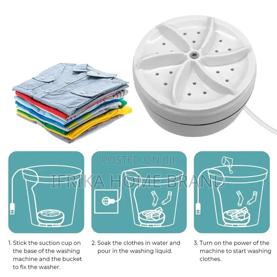 Mini Washing Machine Rotating Turbine Washing Machine