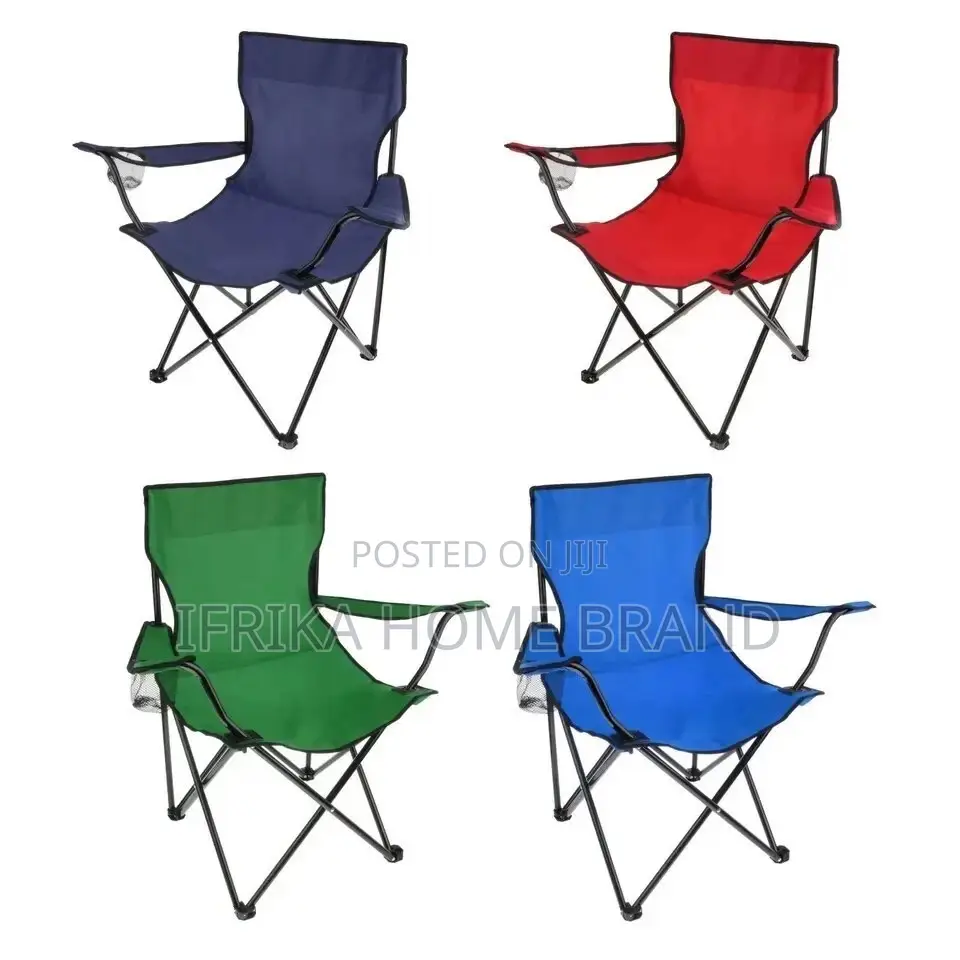 Portable Camping Chair Foldable Picnic Duty Armrest Seat