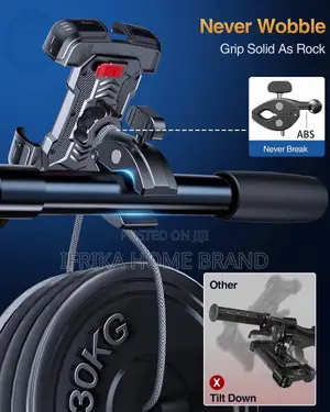 360 Rotation Handlebar Bracket Mount Adjustable Stand Phone