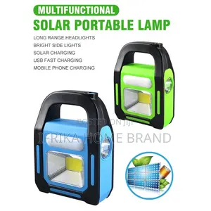 Solar LED Flashlight Handheld Lantern Power Bank Flashlight