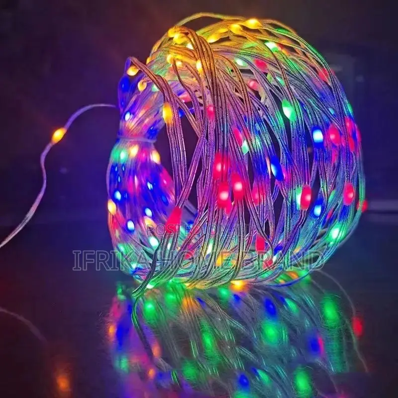 Led Light String Magic Color RGB Leather Line Lights