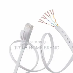 15M Pure Copper CAT6 Flat UTP Ethernet Network Cable RJ45