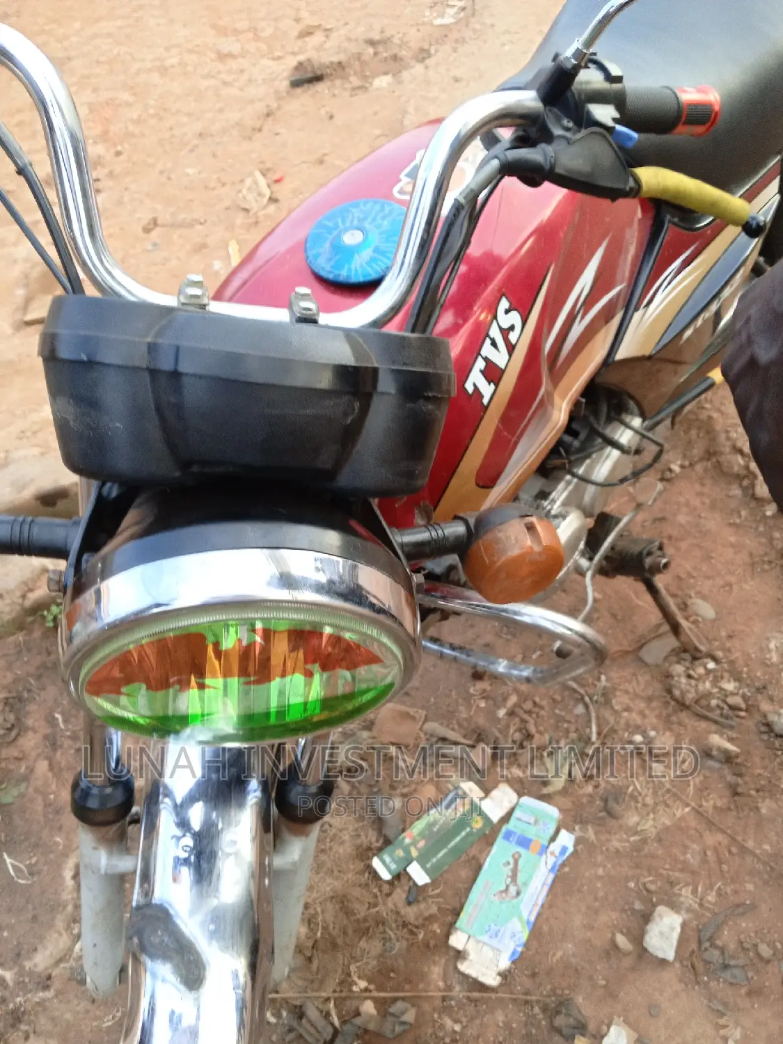 TVS XL 100 2021 Red