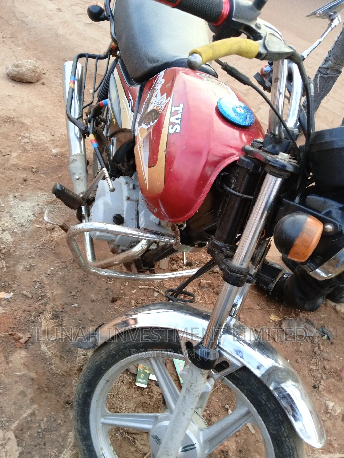 TVS XL 100 2021 Red