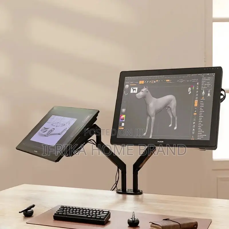 Dual Monitor Arm 17-32 Inchtablet Monitor Desk Laptop Stand