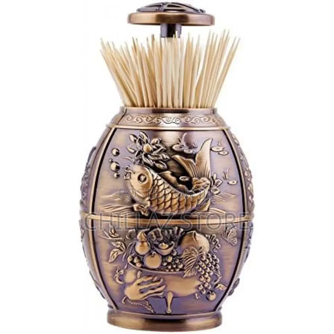 Multi-Design Egg Shape Toothpick Holder Eltahan Automatic