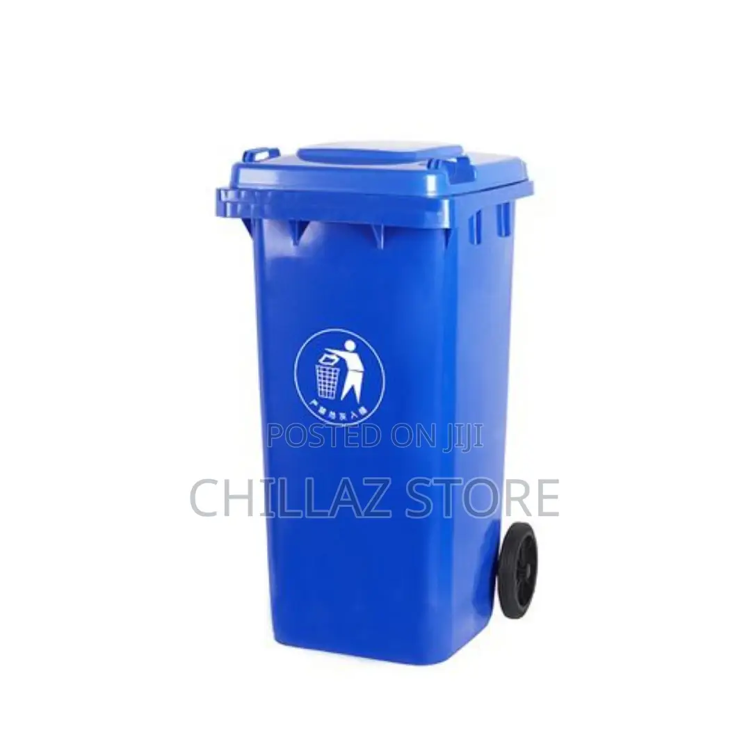 Outdoor 120L Plastic Dustbin Waste Bin, 120 Litres Dustbin,