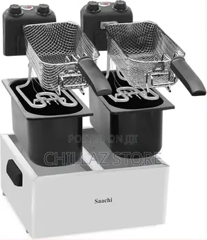 Saachi Double Deep Fryer NL-DF-4758 3L X 3L Stainless Steel