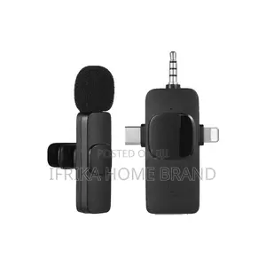 3-in-1 Wireless Collar Clip Microphone Clip-on Microphone