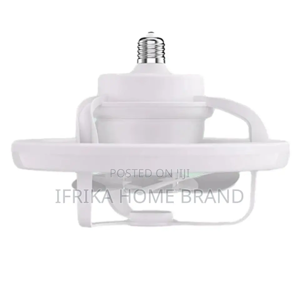 Remote Control Ceiling Fan Light E27 RGB Mini Fan Lamp Super
