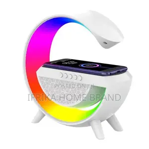 Bluetooth Speaker Alarm Clock Wireless LED Moon Lamp