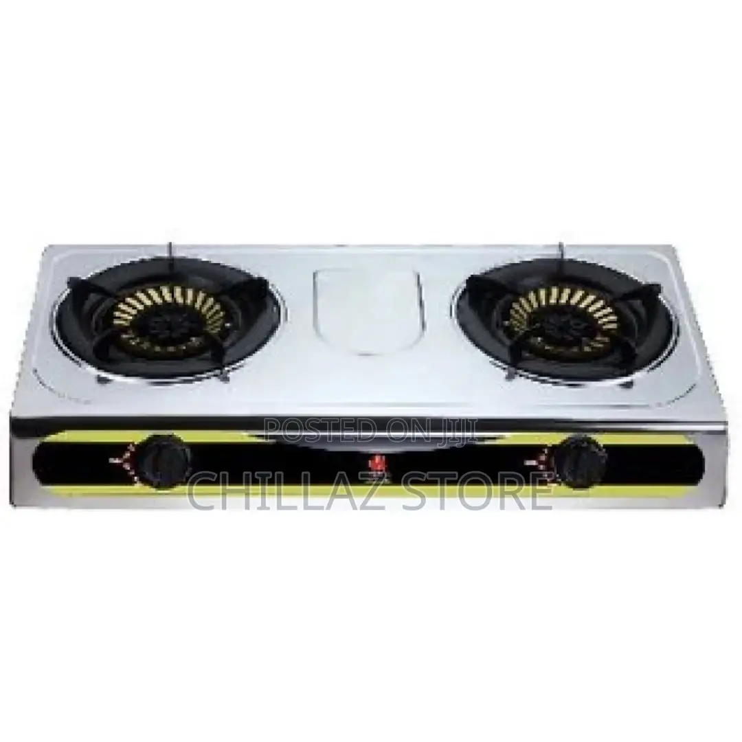 IQRA Gas Stove IQ-GS2BSS; Two Gas Burners, Auto Ignition