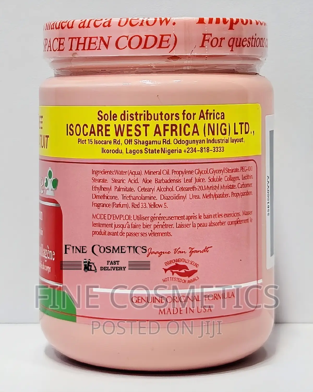 Nature Essence Swiss Collagen Body Cream |Toning +Moisturise