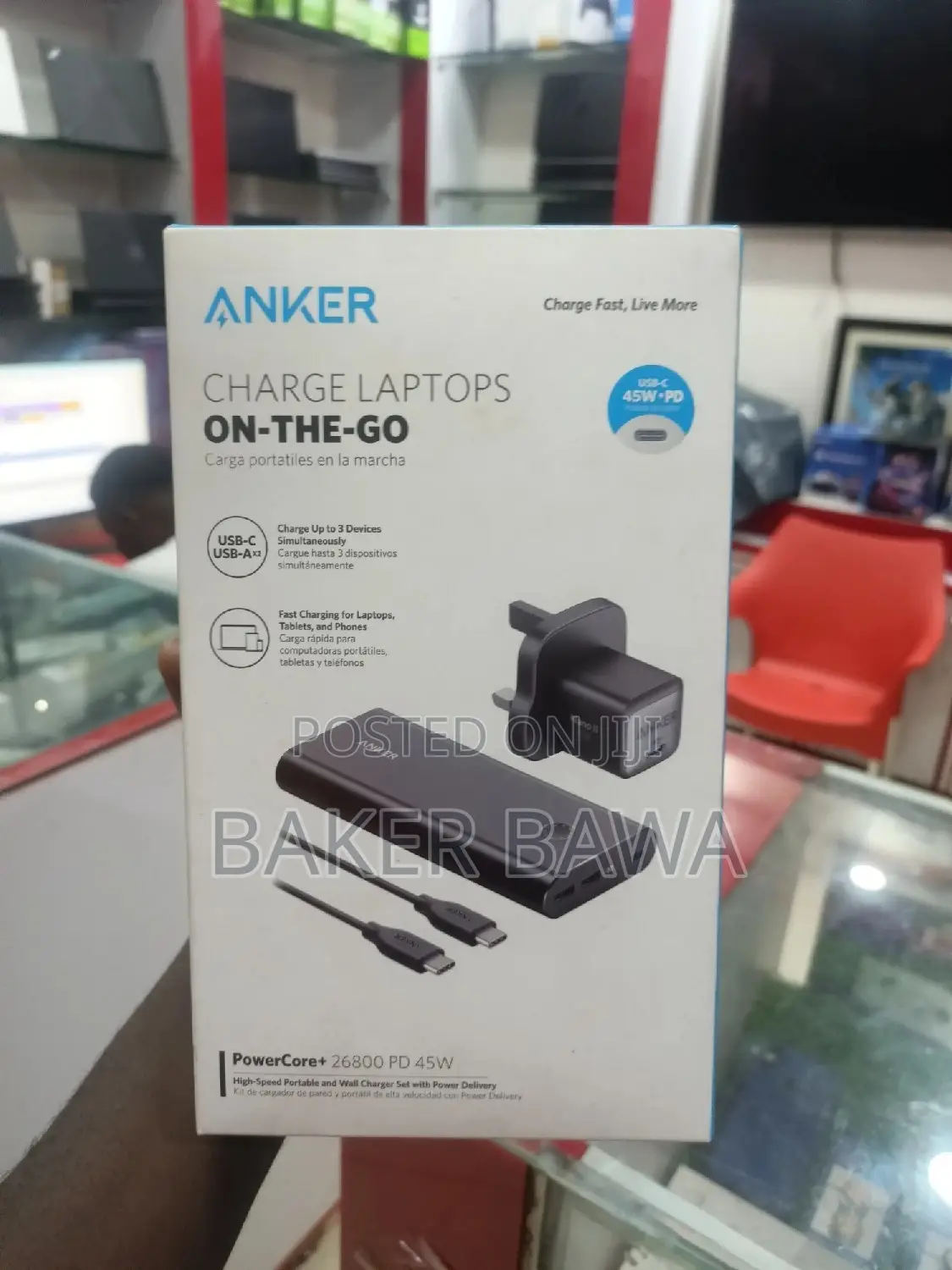 Charge Laptops on the Go