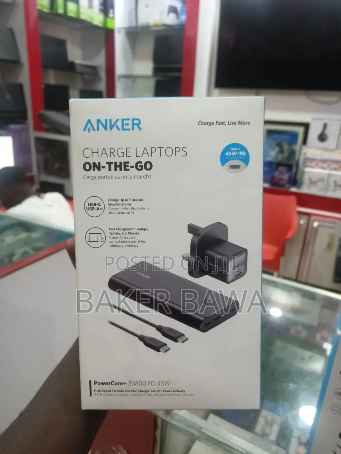 Charge Laptops on the Go