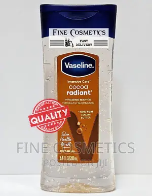 Vaseline Dry Skin Glowing Gels | Moisturising Body Oils.