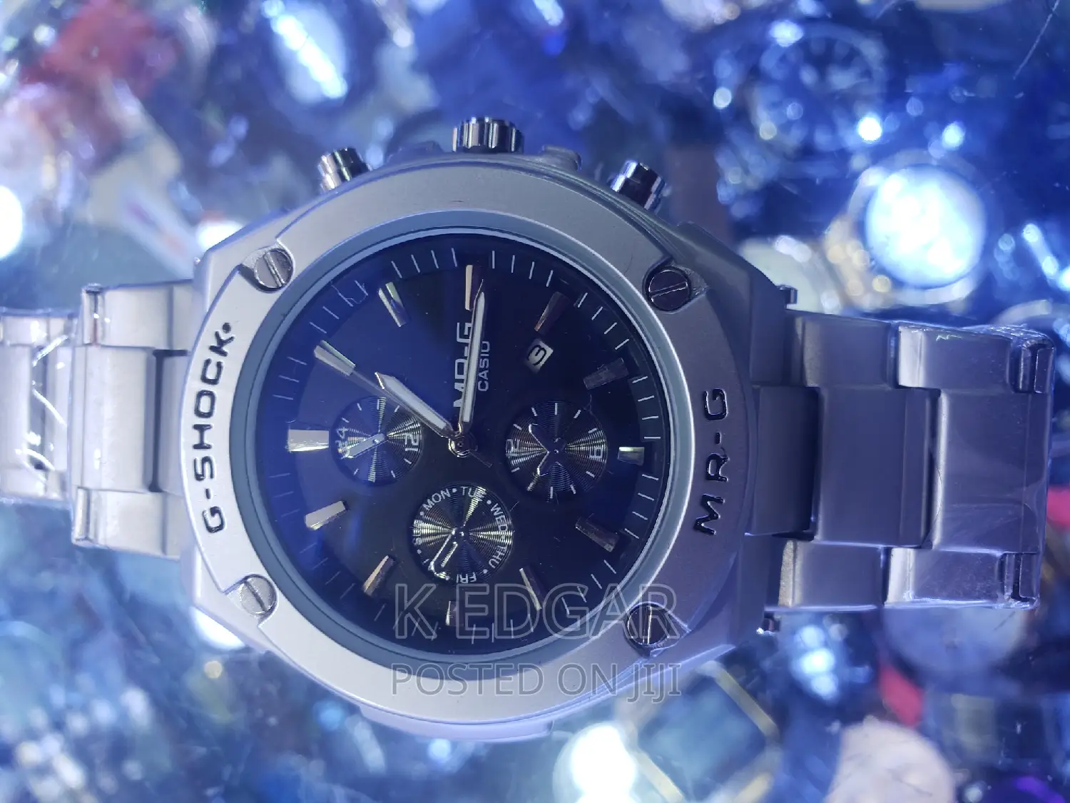 Silver G Shock Watch