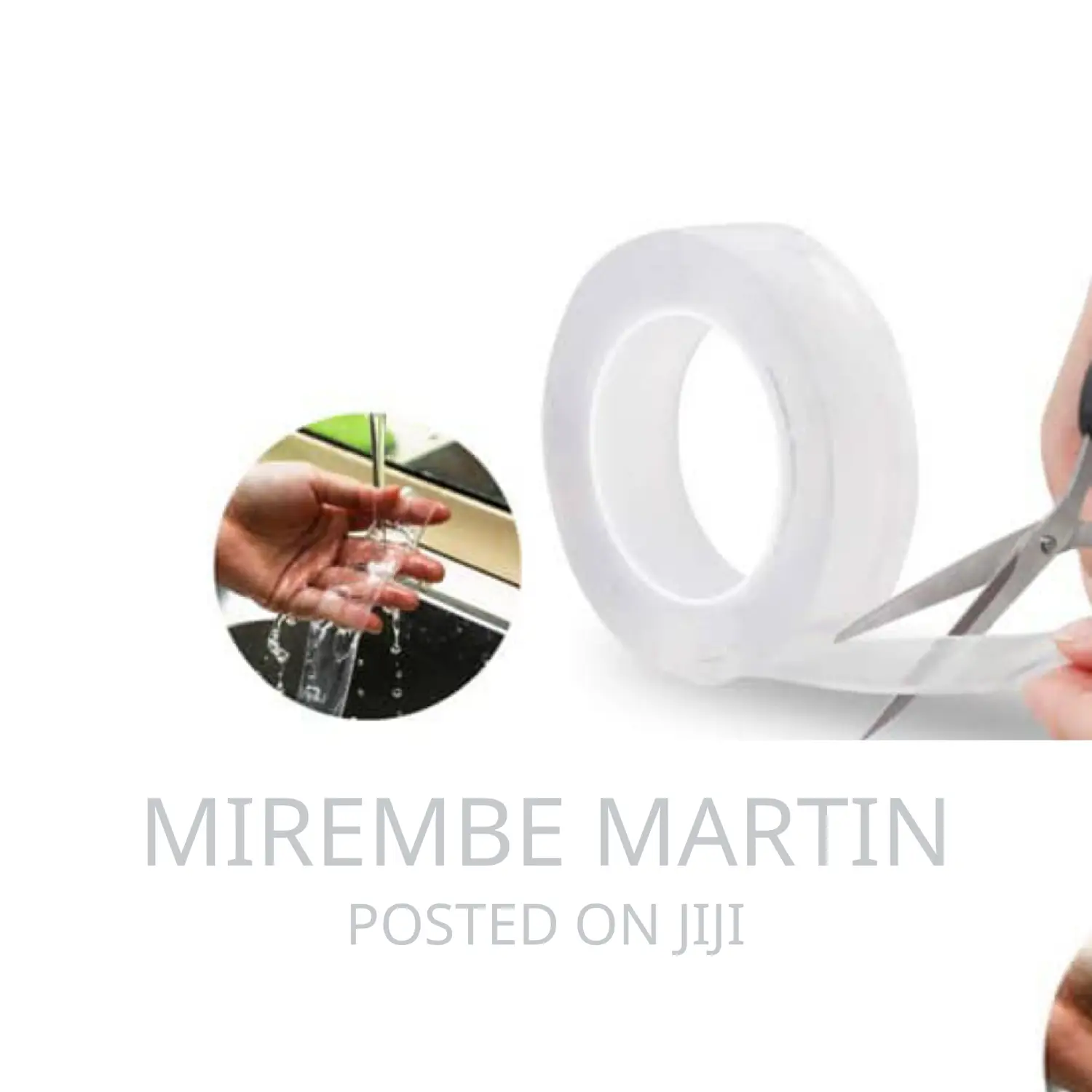Reusable Double Sided Magic Tape.