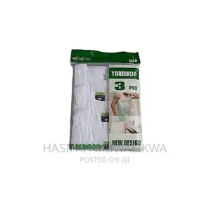 Yarrison Pack of 3 Pure Cotton Men's Vests