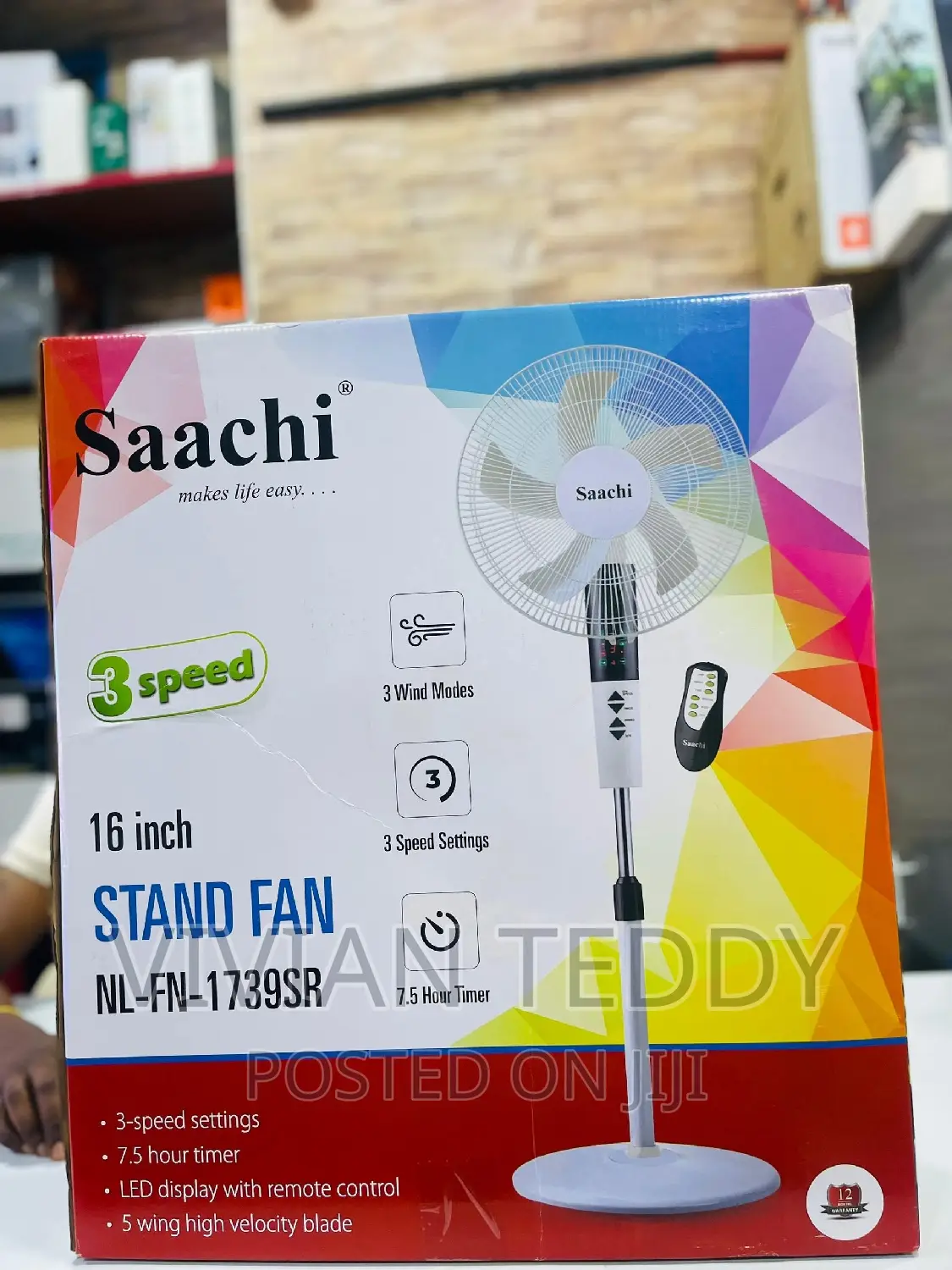 Saachi Standing Fan 16"