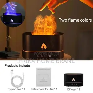 3D Simulation Flame Humidifier Home Desktop Automatic Spray