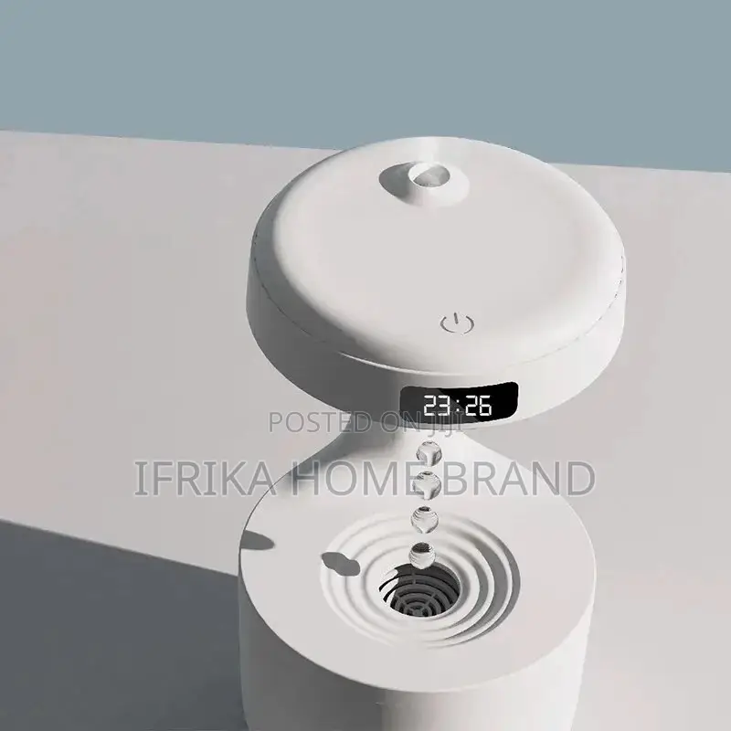 Water Droplet Air Humidifier Anti-Gravity Ultrasonic Cool