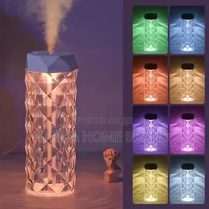 7 Colors Crystal Air Humidifier Portable Room Office Desktop