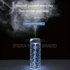 7 Colors Crystal Air Humidifier Portable Room Office Desktop