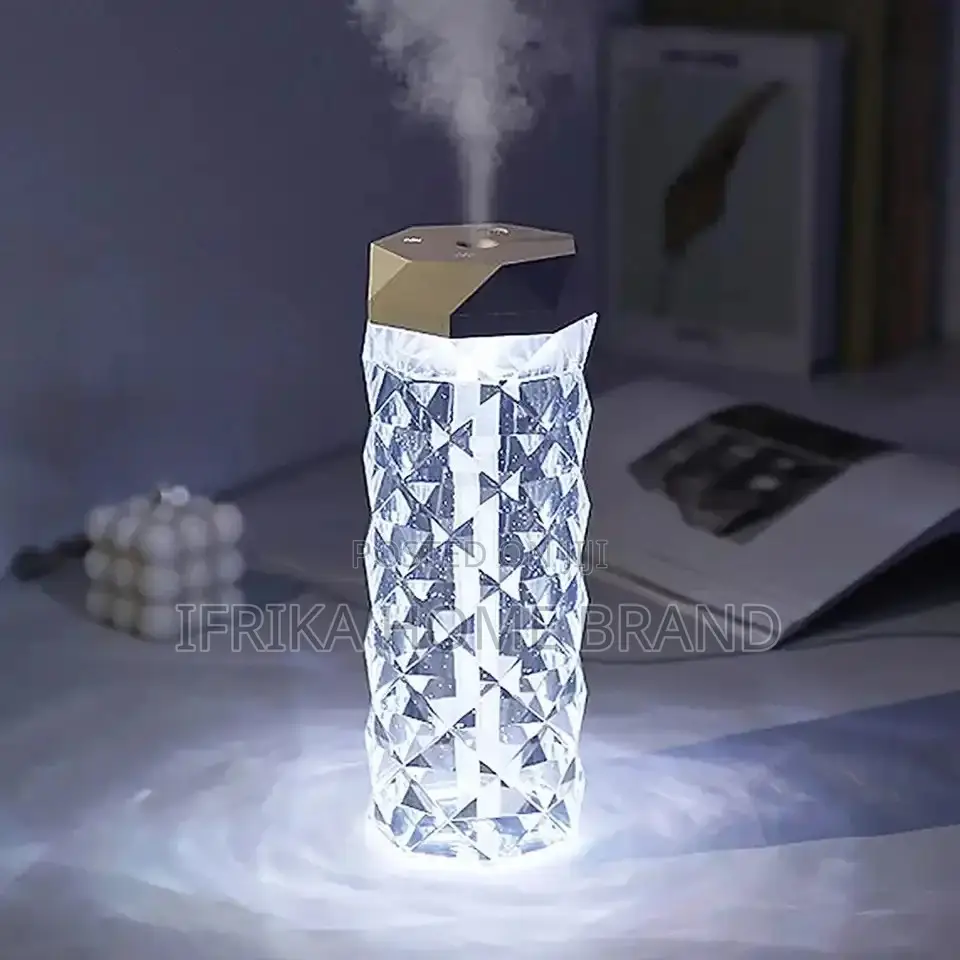 7 Colors Crystal Air Humidifier Portable Room Office Desktop