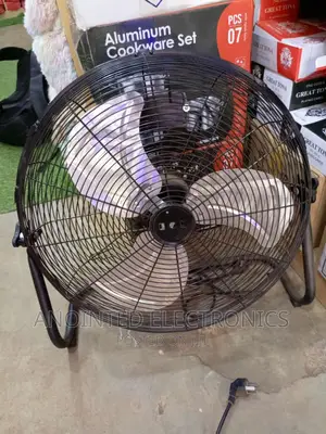 Floor Industrial Fans Black