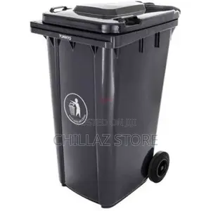 Outdoor 120L Plastic Dustbin Waste Bin, 120 Litres Dustbin