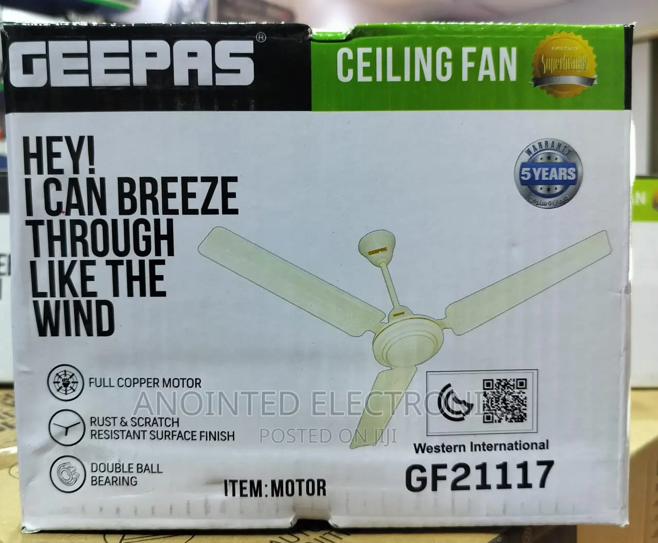 Geepas Original Ceiling Fan