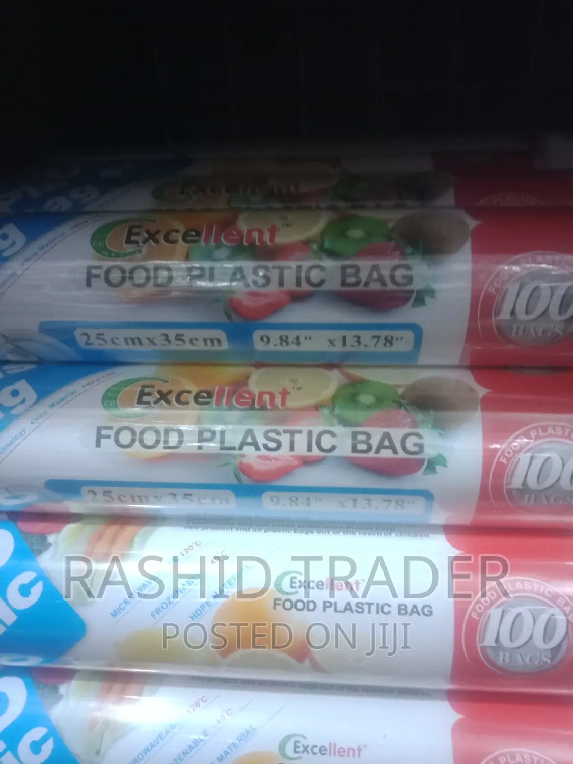 Food Plastic Bag With 25 by 35cm