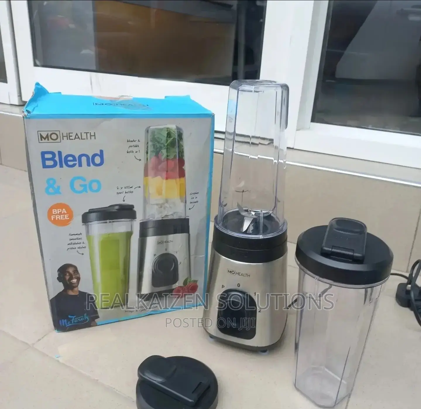 UK MO HEALTH Blend Go Stainless-Steel Blades Blender
