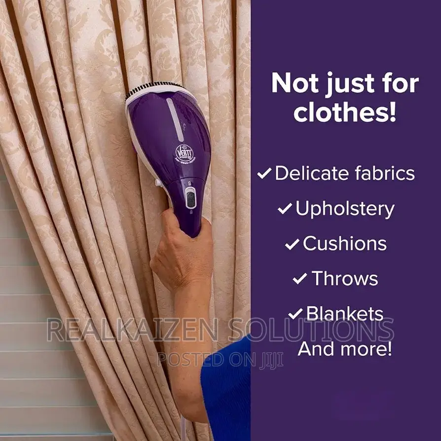UK VERTI STEAM GO Foldable Light Weight Clothes Steamer