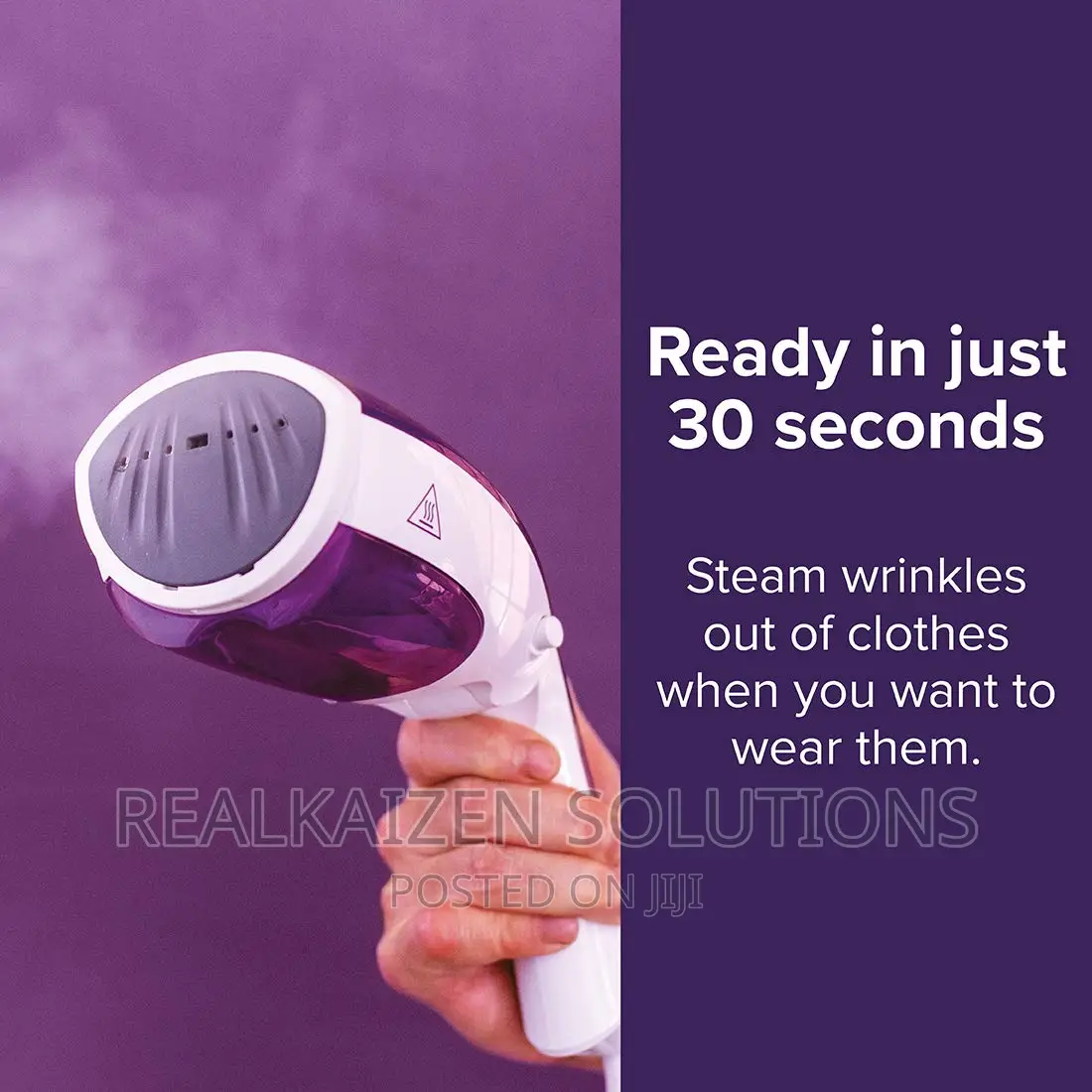 UK VERTI STEAM GO Foldable Light Weight Clothes Steamer