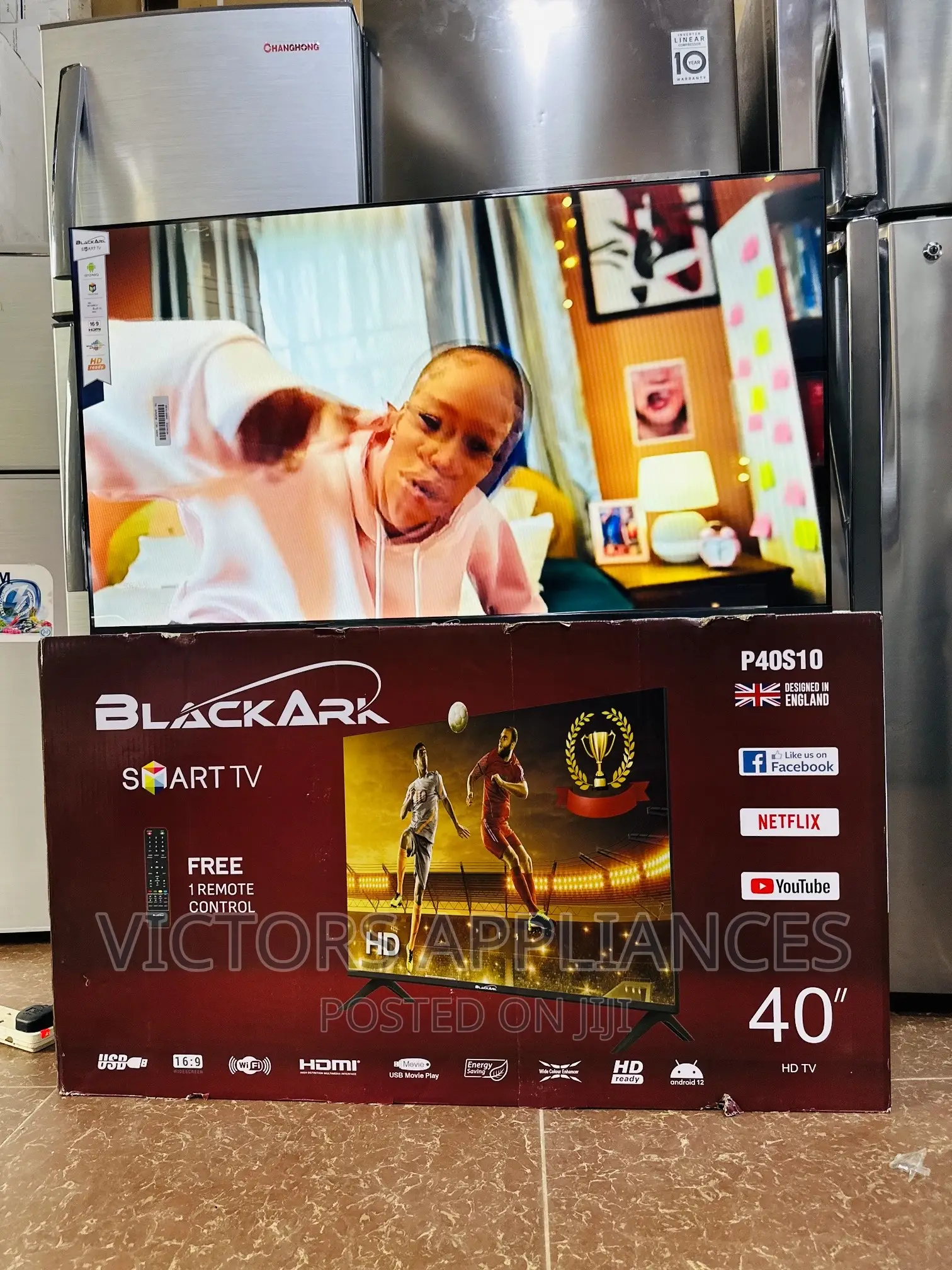 40” Blackark Led Smart Tv