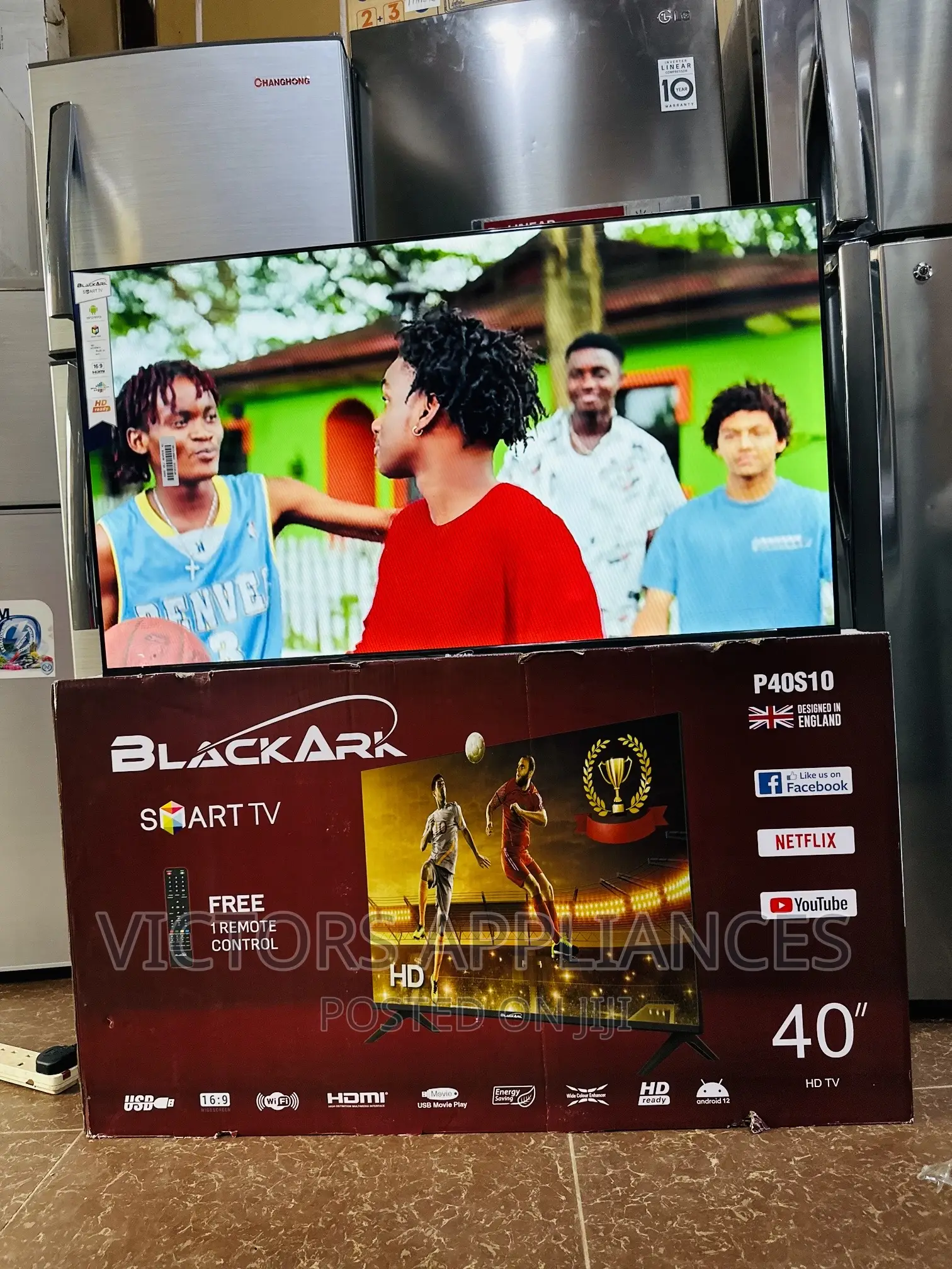 40” Blackark Led Smart Tv