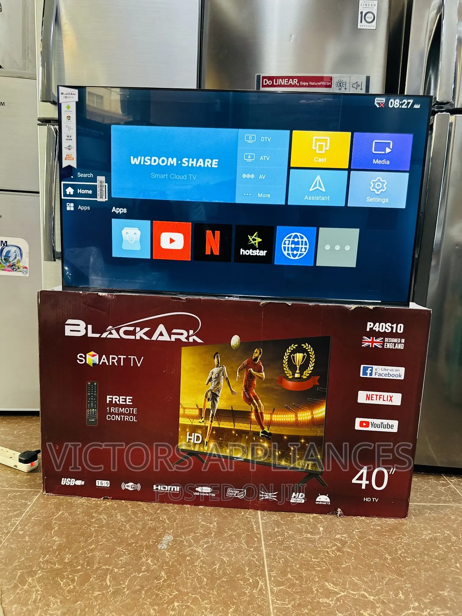 Blackark 40inch Led Digital Smart Tv