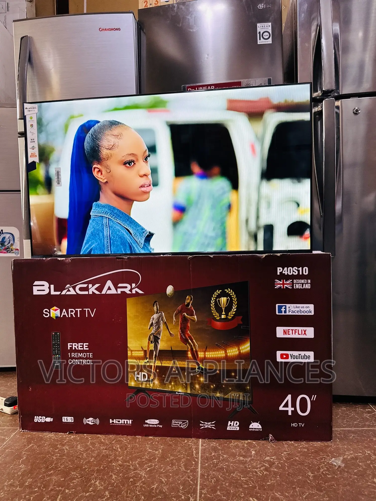 Brand New Blackark 40inch Android Smart Tv