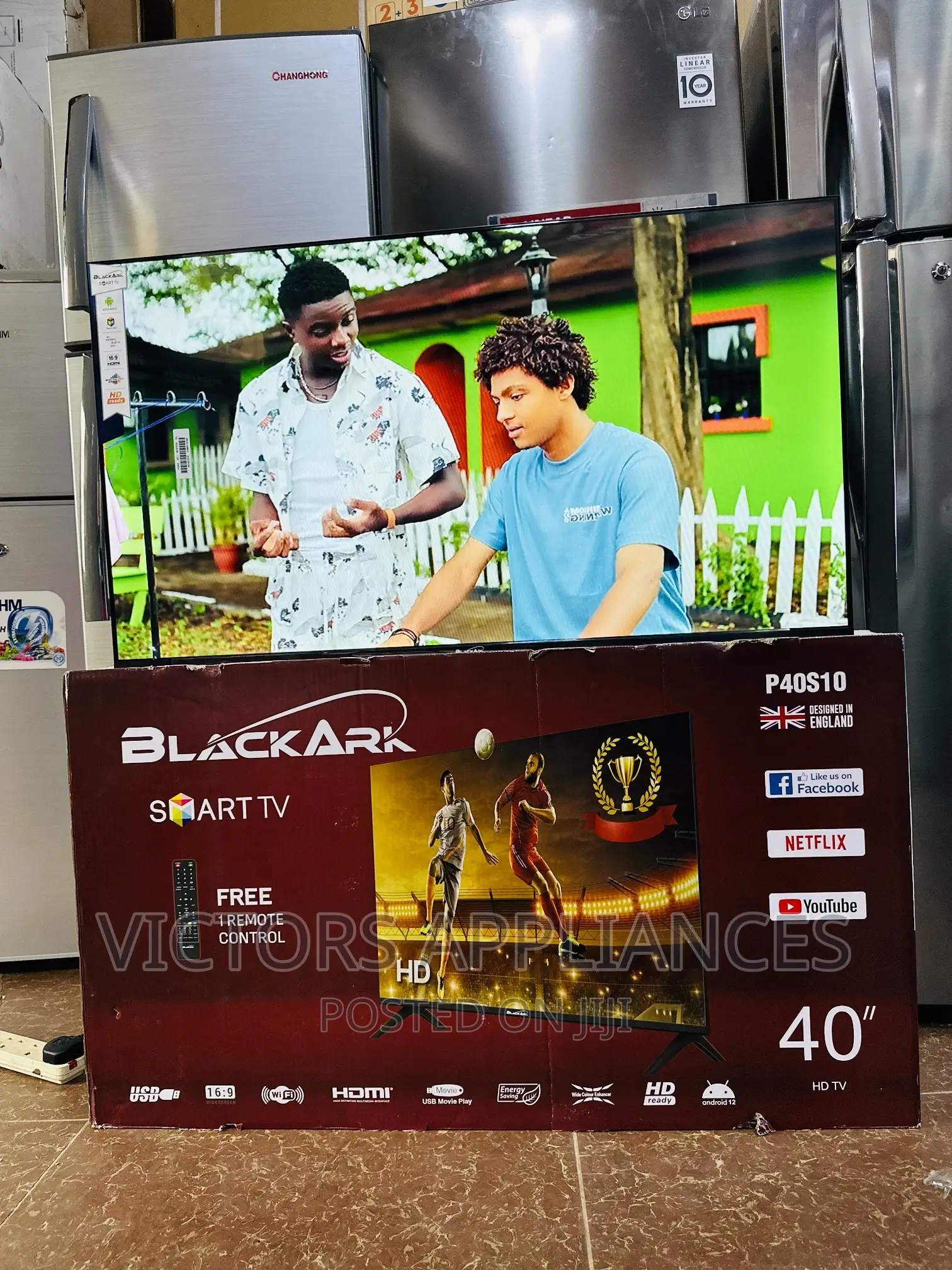 Brand New Blackark 40inch Android Smart Tv
