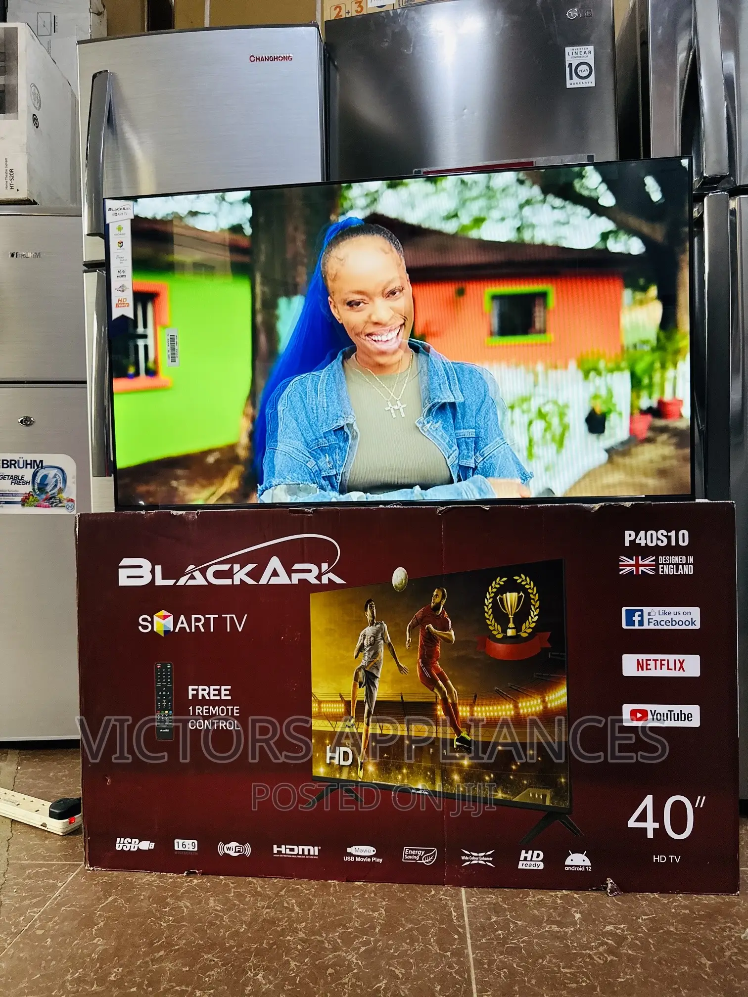 Brand New Blackark 40inch Android Smart Tv