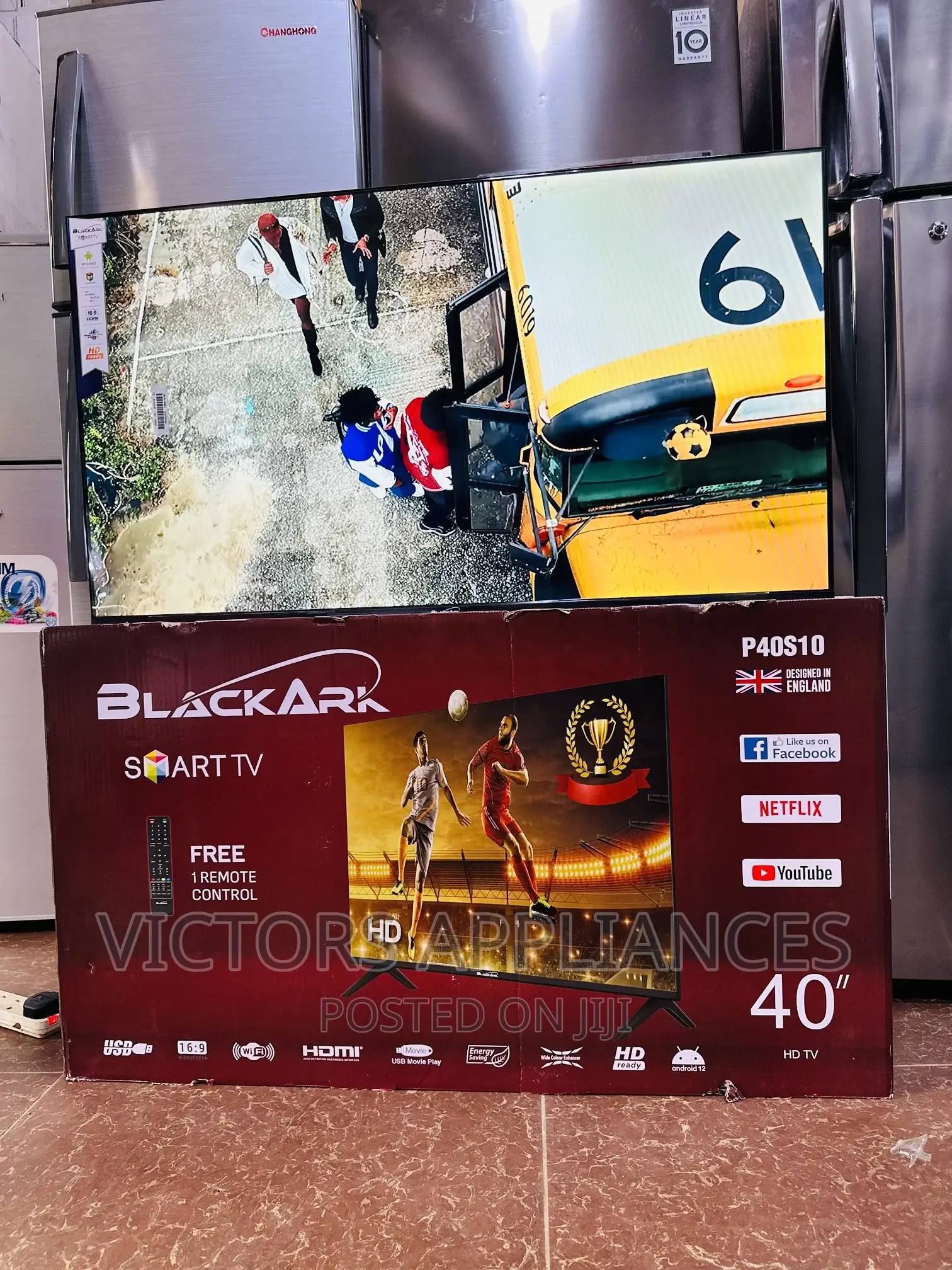 Blackark 40” Smart Tv Powered by Android Os
