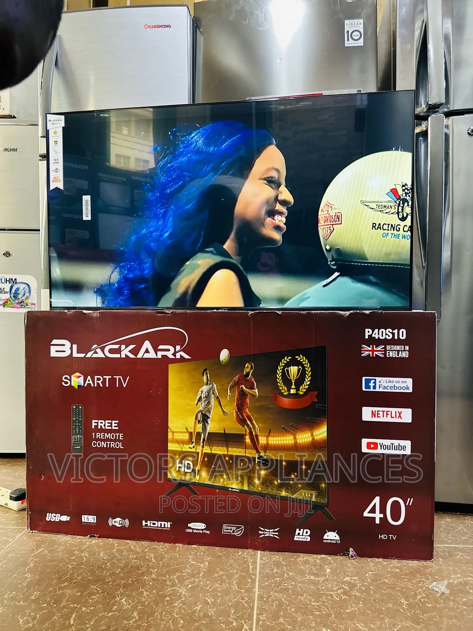 Blackark 40” Smart Tv Powered by Android Os