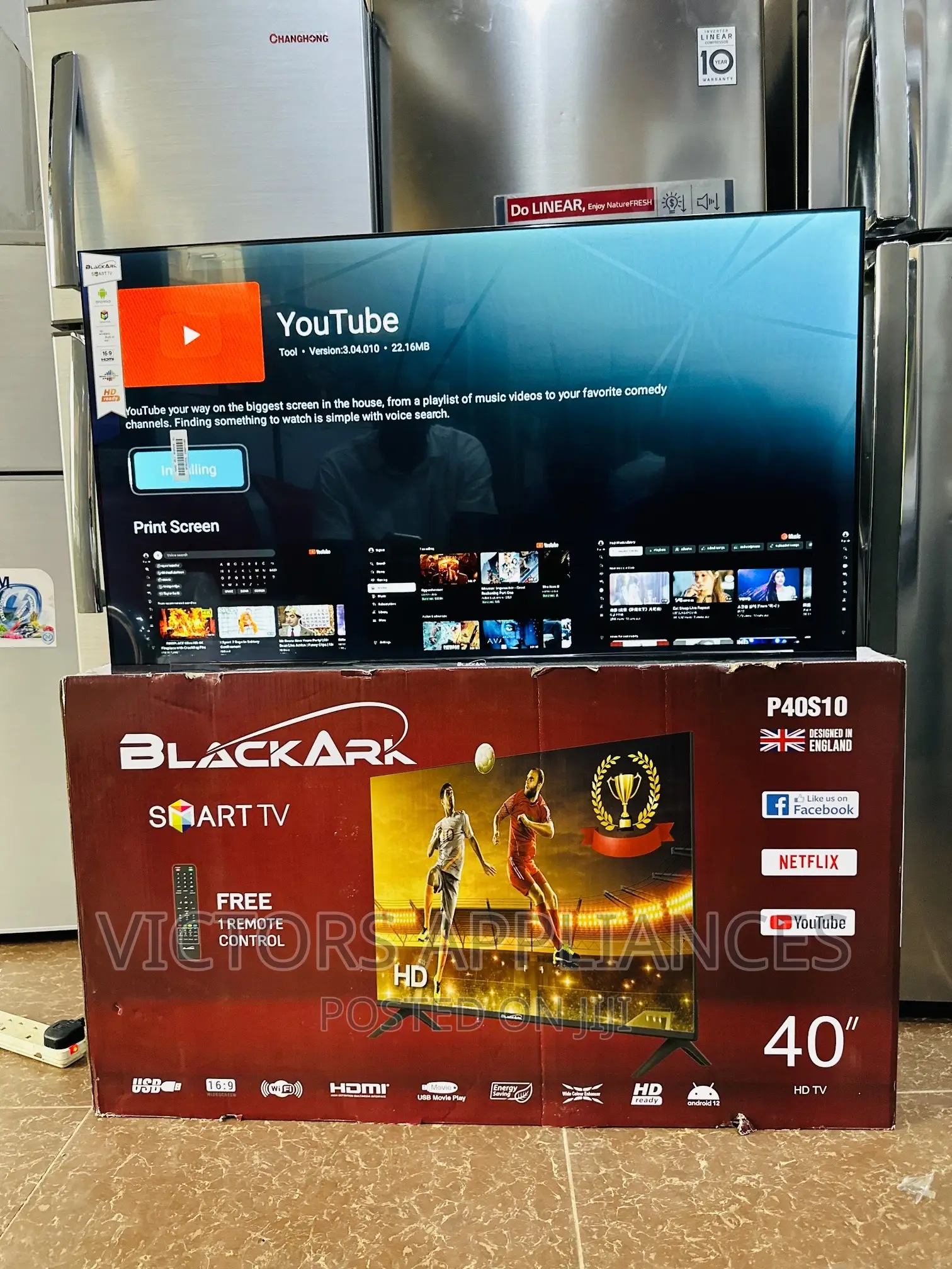 Blackark Smart Tv 40inch