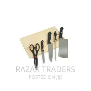 Pack of Chopping Board Set of Kitchen Knives