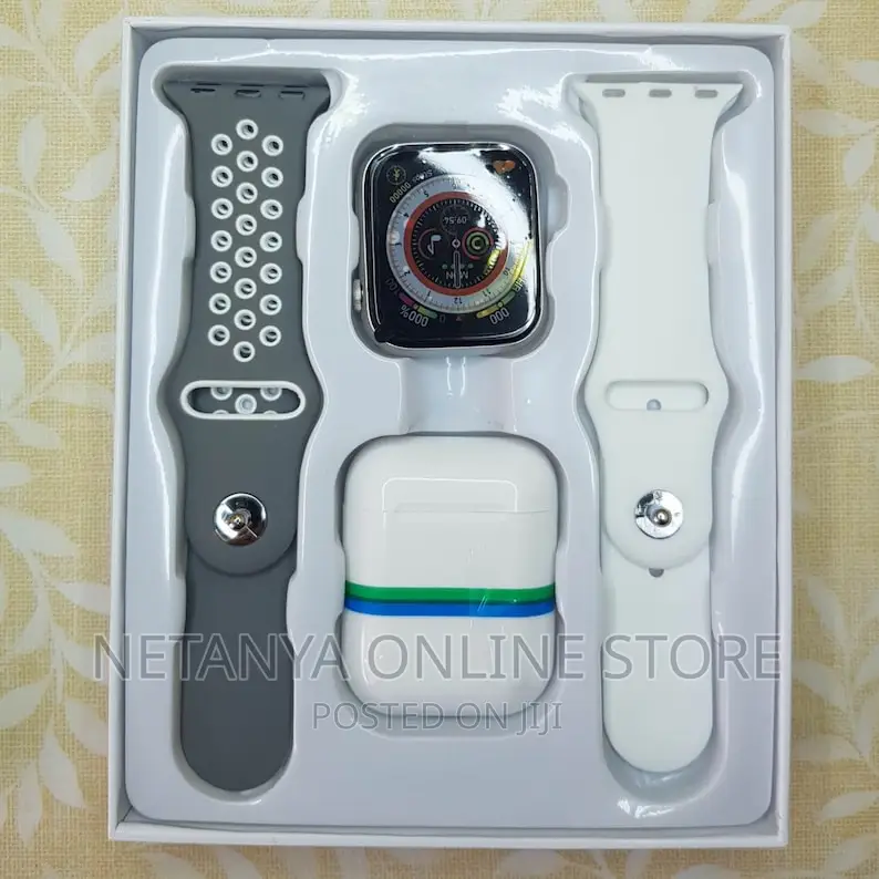 Smart Watch With Free Wireless Ear Phones