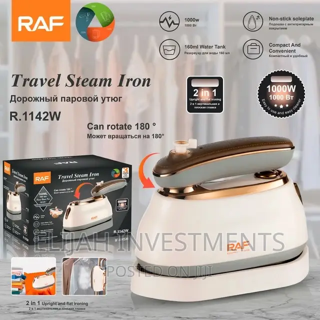 RAF Professional Travel Steam Iron