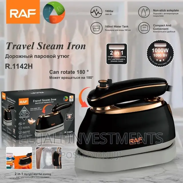 RAF Professional Travel Steam Iron